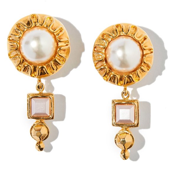 Escada Vintage Earrings - Picture 1 of 5